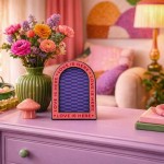 Cadre photo arche laqué zinc 14x19cm | Hashtag Déco