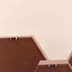 Set de 3 étagères bois hexagonales | Hashtag Déco