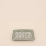 Coupelle à bijoux motifs fleuris rectangulaire 20x13cm