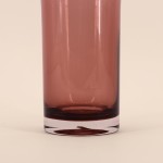 Vase en verre rose fait main 30cm | Hashtag Déco