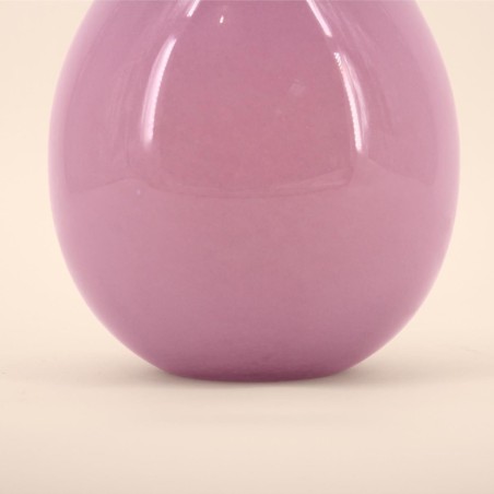 Vase ondulé verre opaque rose 22cm | Hashtag Déco