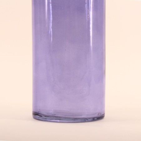 Vase anneau en verre bleu 31cm - Élégance garantie | Hashtag Déco