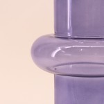 Vase anneau en verre bleu 31cm - Élégance garantie | Hashtag Déco