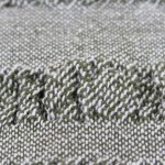 Coussin en coton rayé gris 40cm élégant | Hashtag Déco