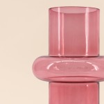 Vase anneau en verre 25cm transparent | Hashtag Déco