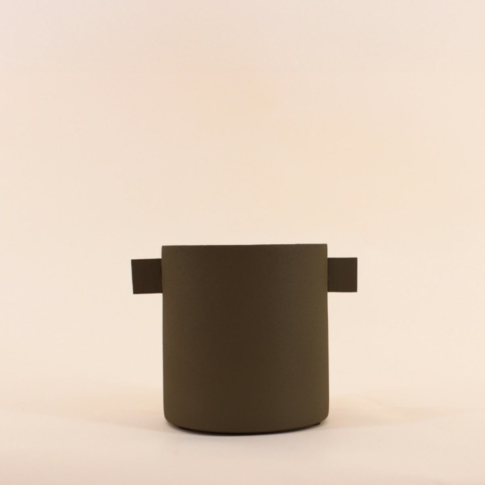 Cache pot métal moderne 15cm | Hashtag Déco