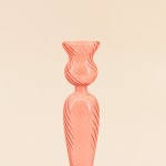 Bougeoir en verre 18cm, Élégant et Moderne | Hashtag Déco