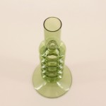 Bougeoir verre vert 19cm élégant et moderne | Hashtag Déco