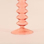 Bougeoir en verre 24cm élégant et chic | Hashtag Déco