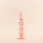 Bougeoir en verre 24cm élégant et chic | Hashtag Déco