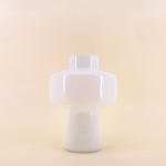 Vase géométrique en verre opaque 27cm | Hashtag Déco