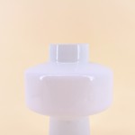 Vase géométrique en verre opaque 27cm | Hashtag Déco