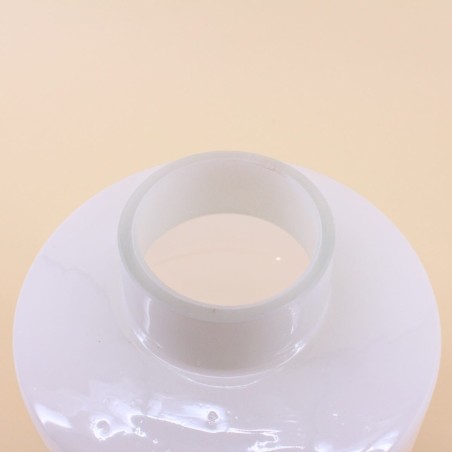 Vase géométrique en verre opaque 27cm | Hashtag Déco