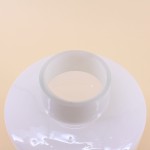 Vase géométrique en verre opaque 27cm | Hashtag Déco