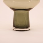 Vase en verre vert fait main 30cm | Hashtag Déco