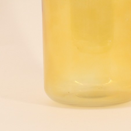 Vase coloré en céramique jaune et rose 20cm | Hashtag Déco