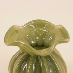 Vase boule plissé verre opaque 11cm | Hashtag Déco