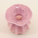 Vase boule plissé verre opaque 11cm | Hashtag Déco