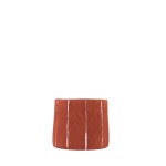 Cache-pot ciment terracotta 15cm | Hashtag Déco