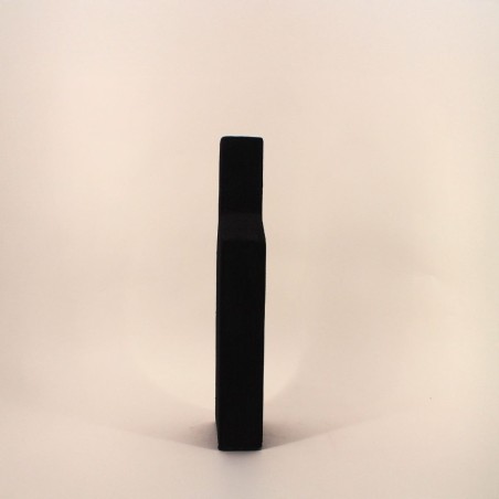 Vase géométrique en grès neutre 48cm | Hashtag Déco