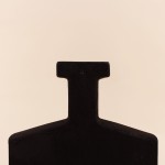 Vase design flacon grès neutre 30cm | Hashtag Déco