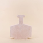 Vase design flacon grès neutre 30cm | Hashtag Déco