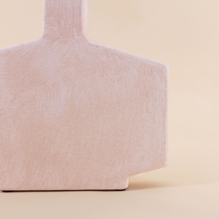 Vase design flacon grès neutre 30cm | Hashtag Déco
