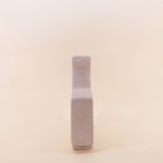 Vase design flacon grès neutre 30cm | Hashtag Déco