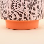 Cache-pot terre cuite relief 25cm terracotta | Hashtag Déco