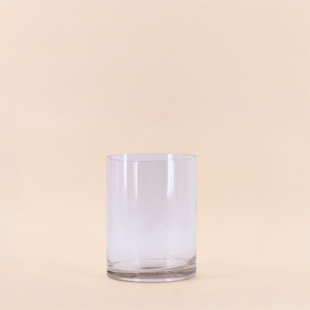 Vase en verre transparent 15x20cm élégant | Hashtag Déco