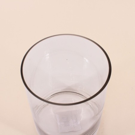 Vase en verre transparent 15x20cm élégant | Hashtag Déco