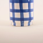 Cache pot céramique bleu/blanc 9cm | Hashtag Déco