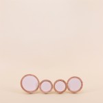 Lot de 4 patères rondes en bois de pin | Hashtag Déco