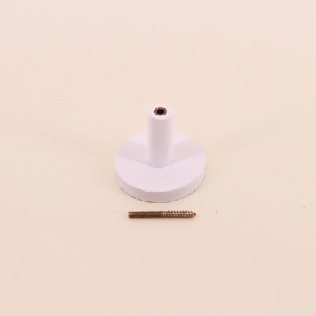 Lot de 4 patères rondes en bois de pin | Hashtag Déco