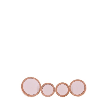 Lot de 4 patères rondes en bois de pin | Hashtag Déco