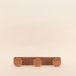 Patère bois motifs noirs, MDF, chic et pratique | Hashtag Déco