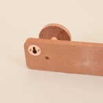 Patère bois motifs noirs, MDF, chic et pratique | Hashtag Déco