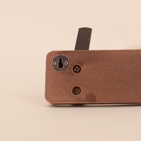 Patère bois foncé métal noir 30cm design chic | Hashtag Déco