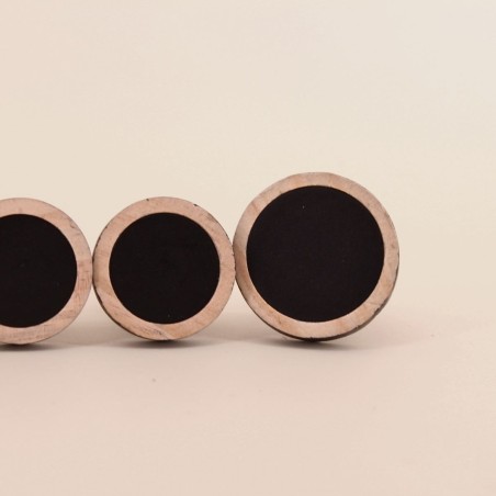 Lot de 4 patères rondes en bois de pin | Hashtag Déco