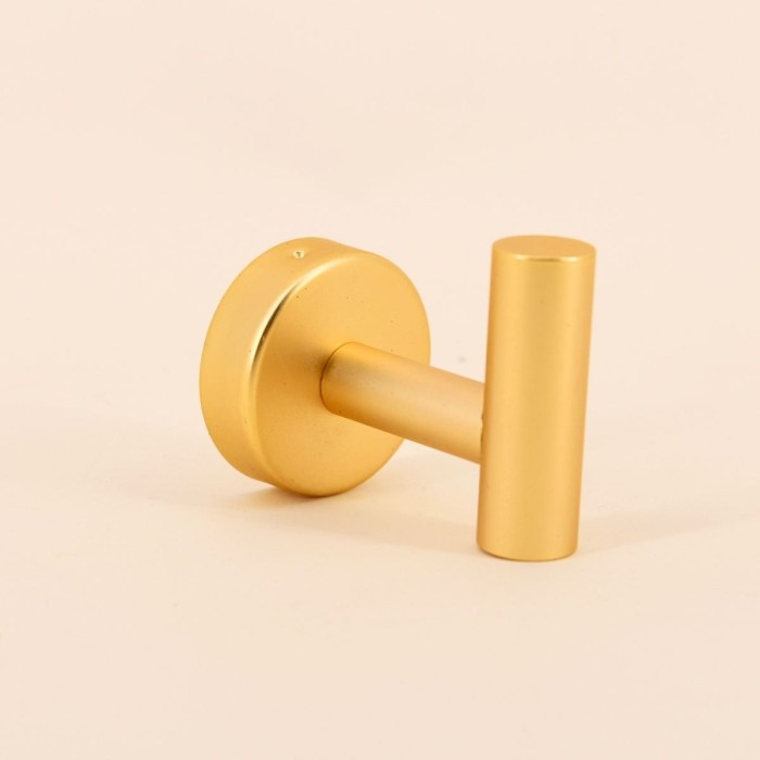 Patère en acier doré 7cm, luxe et style | Hashtag Déco