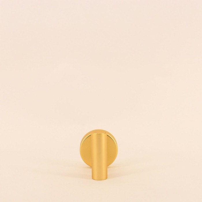 Patère en acier doré 7cm, luxe et style | Hashtag Déco