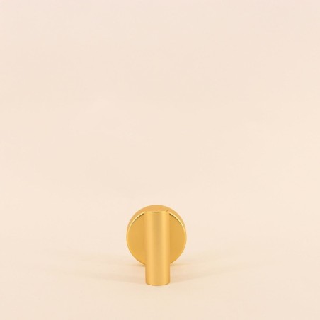 Patère en acier doré 7cm, luxe et style | Hashtag Déco