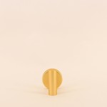 Patère en acier doré 7cm, luxe et style | Hashtag Déco