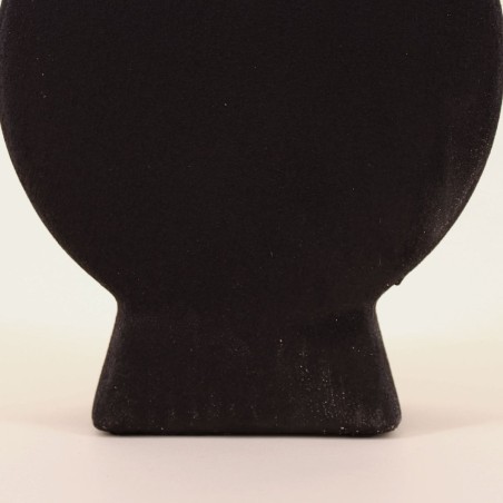 Vase géométrique en grès neutre 38cm | Hashtag Déco