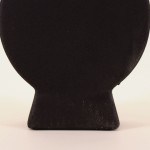 Vase géométrique en grès neutre 38cm | Hashtag Déco