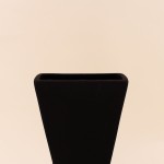 Vase géométrique en grès neutre 38cm | Hashtag Déco