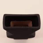 Vase géométrique en grès neutre 38cm | Hashtag Déco