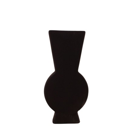 Vase géométrique en grès neutre 38cm | Hashtag Déco