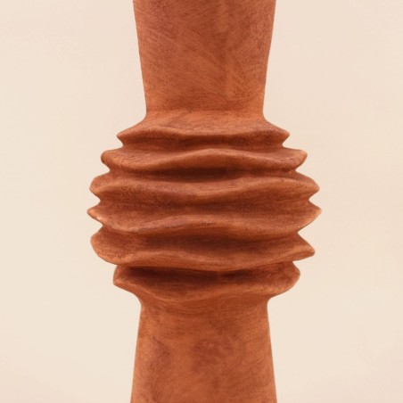 Vase grès effet pierre terracotta 47 cm | Hashtag Déco