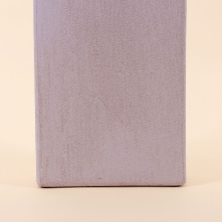 Vase géométrique en grès neutre 48cm | Hashtag Déco